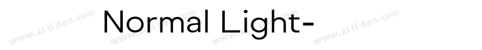 ヒカリ角ゴ Normal Light字体转换